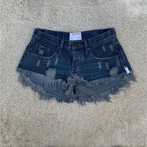 One Teaspoon Bonitas Denim Shorts 25